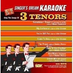 De Tre Tenorer - Singer\'s Dream Karaoke CDG