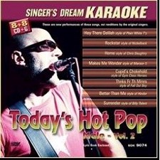 Todays Hot Pop Male 2 - Singer's Dream Karaoke CDG
