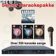 Senior Karaokepakke. 300 Sange