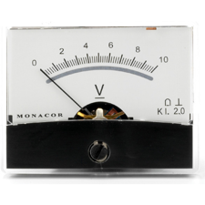 Monacor -Panelmeter - PM-2/10V
