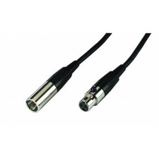 Monacor -Mini XLR-kabel 5m - MCM-500/SW