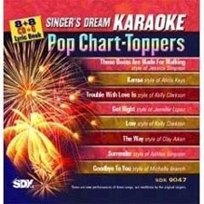 Pop Chart Toppers - Singer's Dream Karaoke CDG