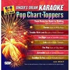 Pop Chart Toppers - Singer\'s Dream Karaoke CDG