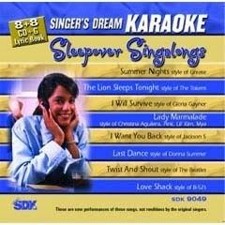 Sleepover Singalongs - Singer's Dream Karaoke CDG