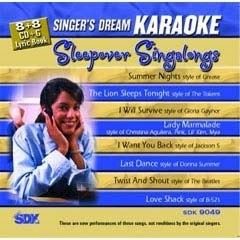 Sleepover Singalongs - Singer\'s Dream Karaoke CDG