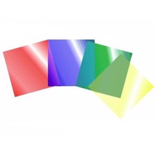 Farvefilter sæt til Par-56. 19x19 cm, 4 farver