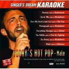 Todays Hot Pop Male - Singer's Dream Karaoke CDG