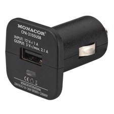 Monacor -USB DC/DC cigartænderstik - CPA-2105USB