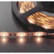 Monacor -LED-strip varm hvid 12V 5m - LEDS-55MP/WWS